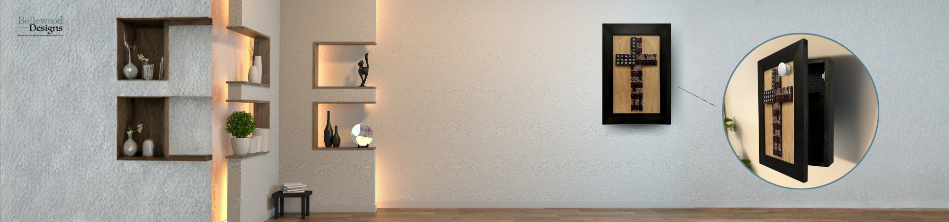 American Flag Hidden Gun Case