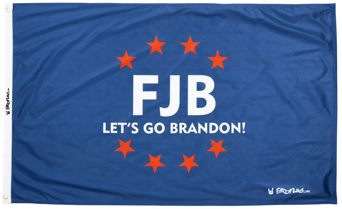 Blue Let's Go Brandon FJB Flag ...