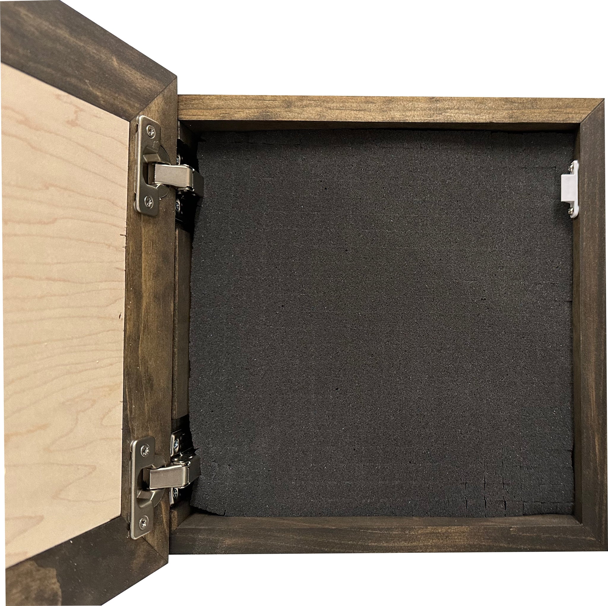  Buck In Nature Hidden Gun Storage Shelf full open view