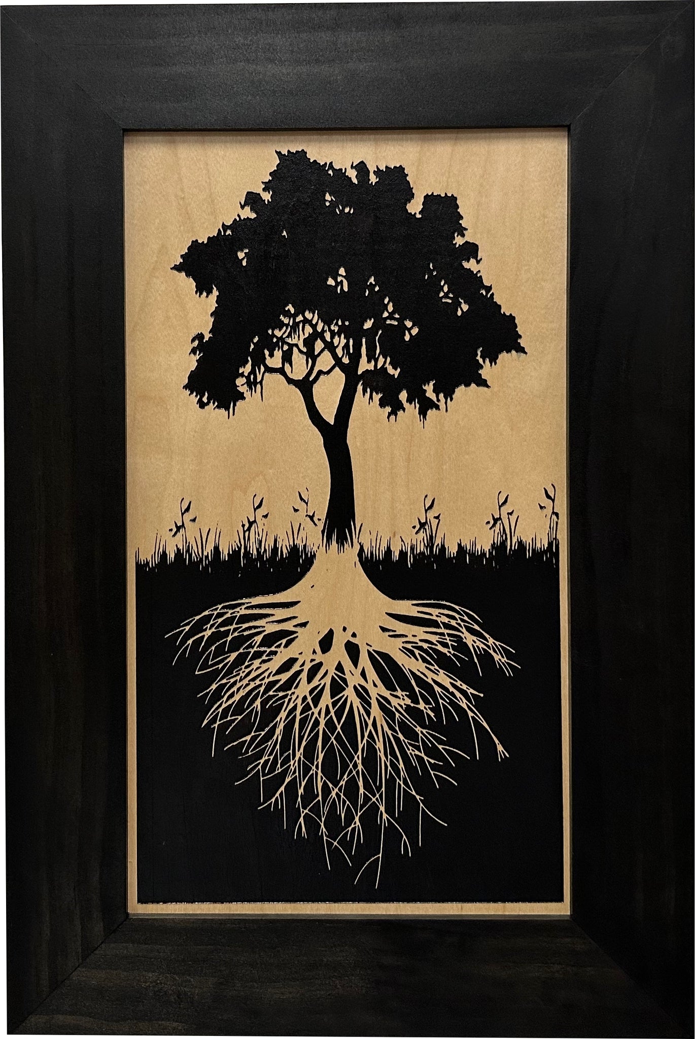 Buy Tree Roots Silhouette Hidden Gun Storage Shelf 