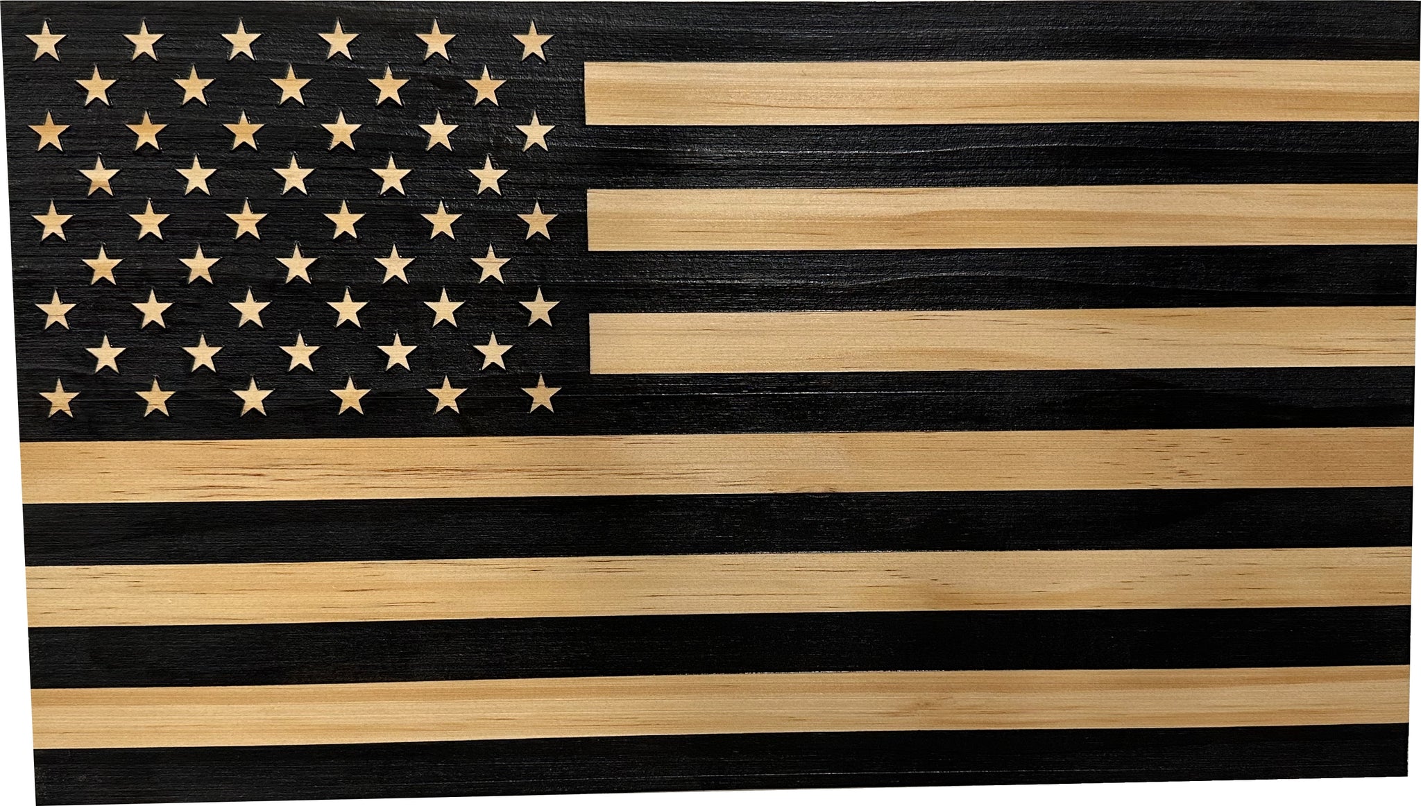 Carbon Gray American Flag Decorative Wall-Mounted Gun Cabinet Front look