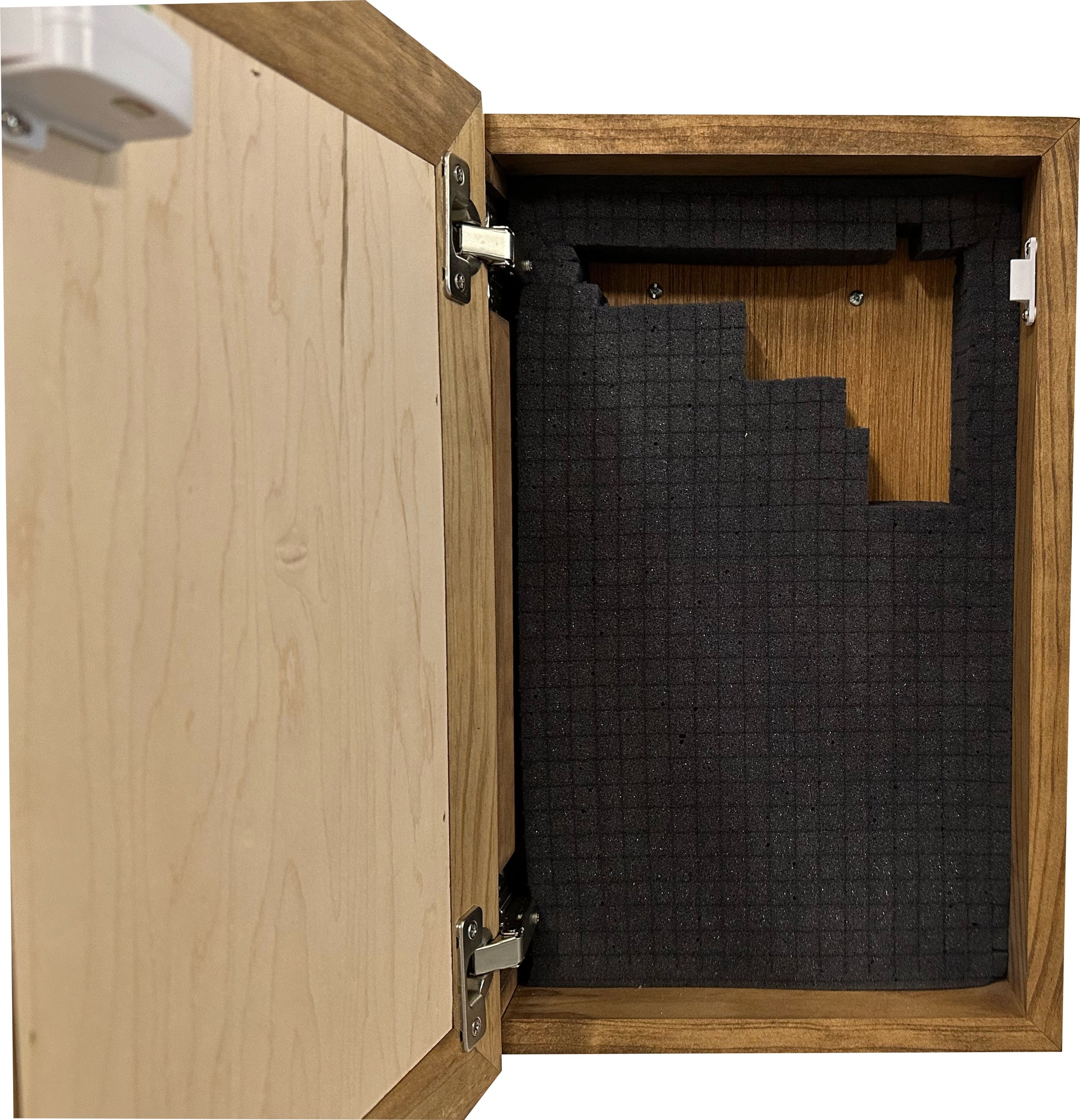 Chicken & Eggs Farmhouse Hidden Gun Safe | Wall Cabinet full inside space