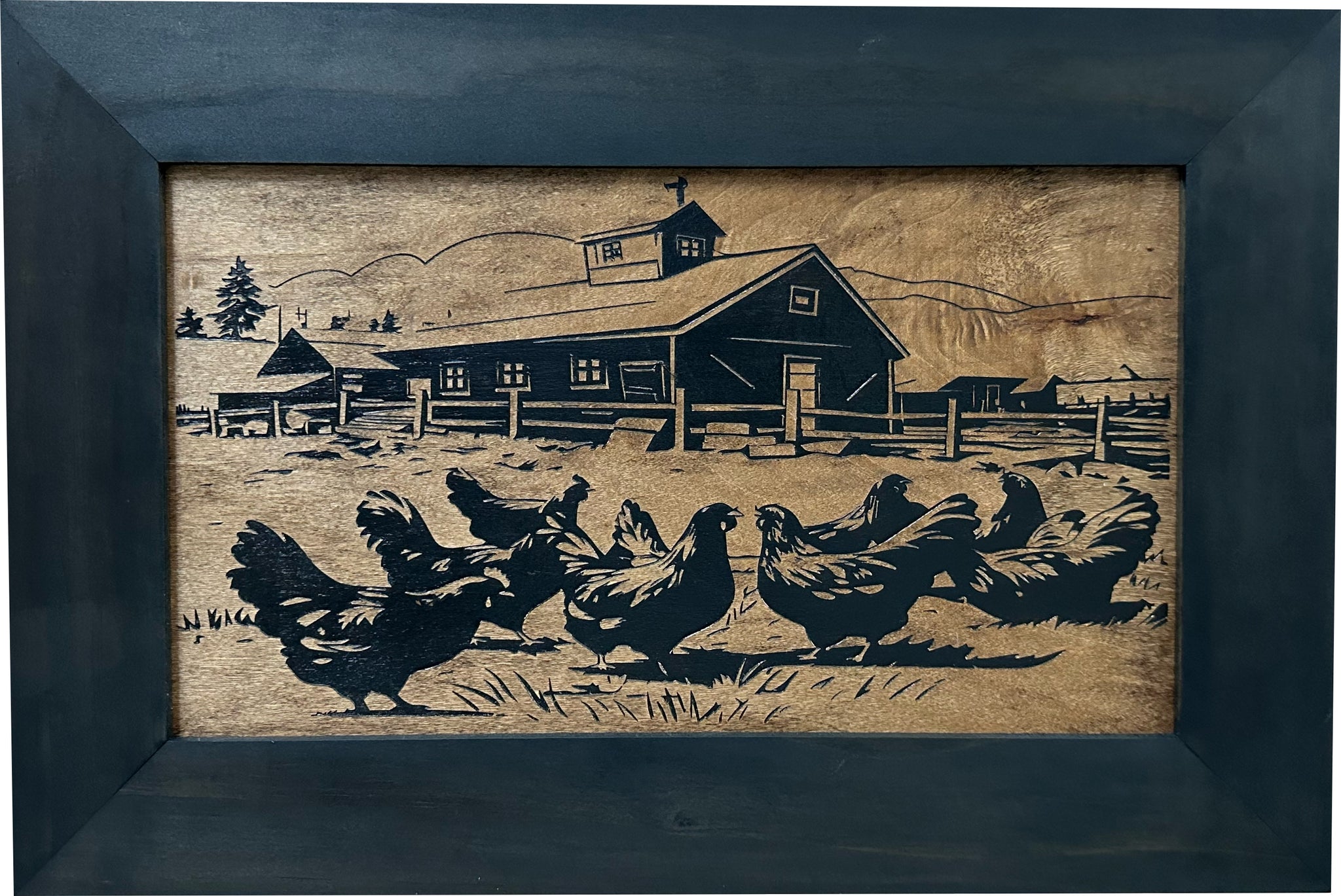 Chicken Farm Concealed Gun Storage Cabinet 