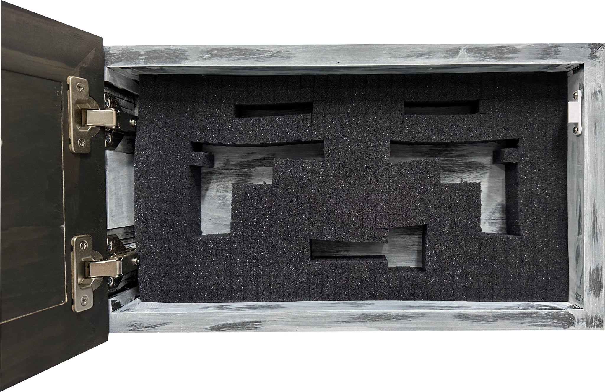  Cow Farm Hidden Gun Cabinet | Wall-Mounted Décor Safe full open