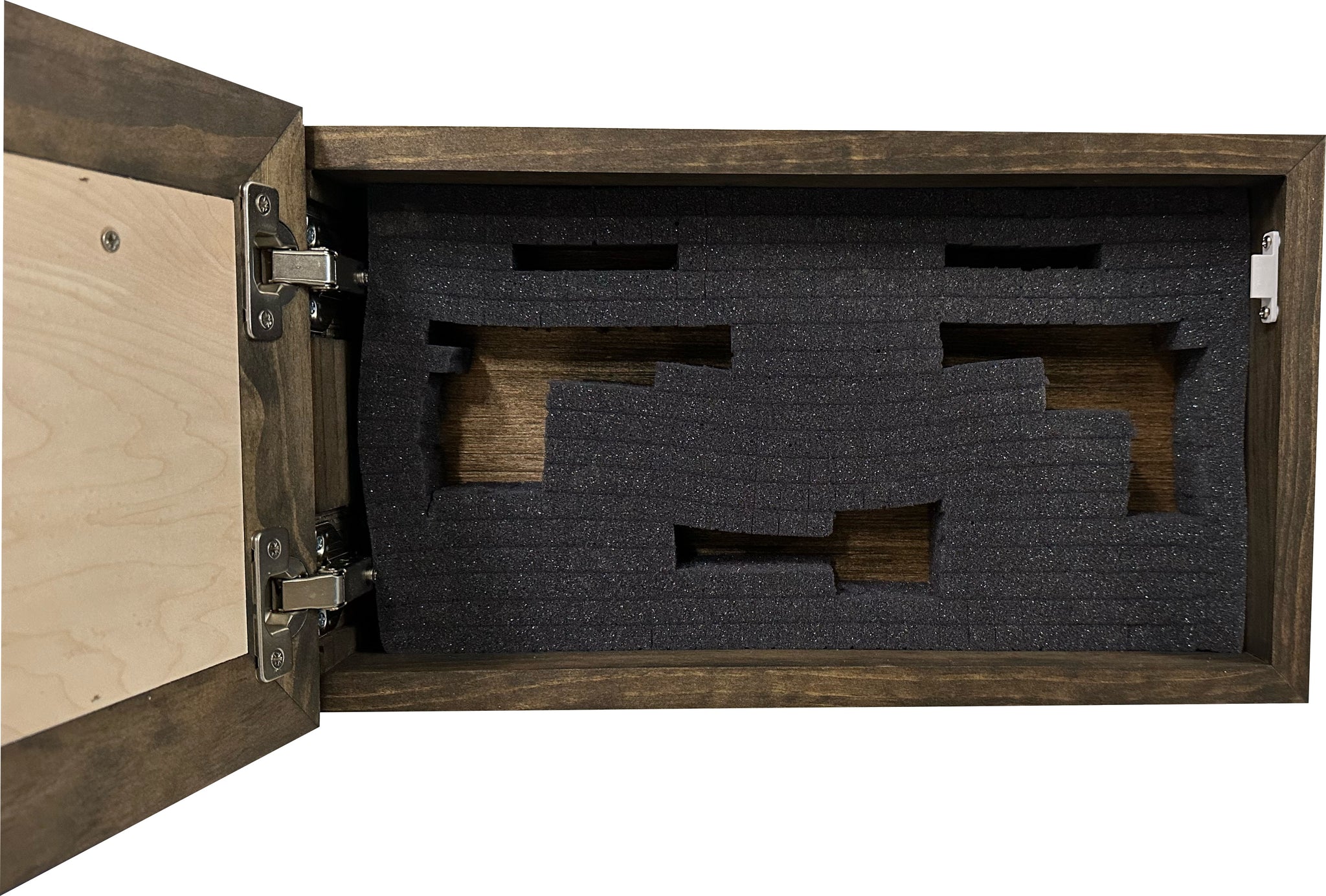 Ducks on a Pond Hidden Gun Cabinet | Wood Wall Décor full inside space