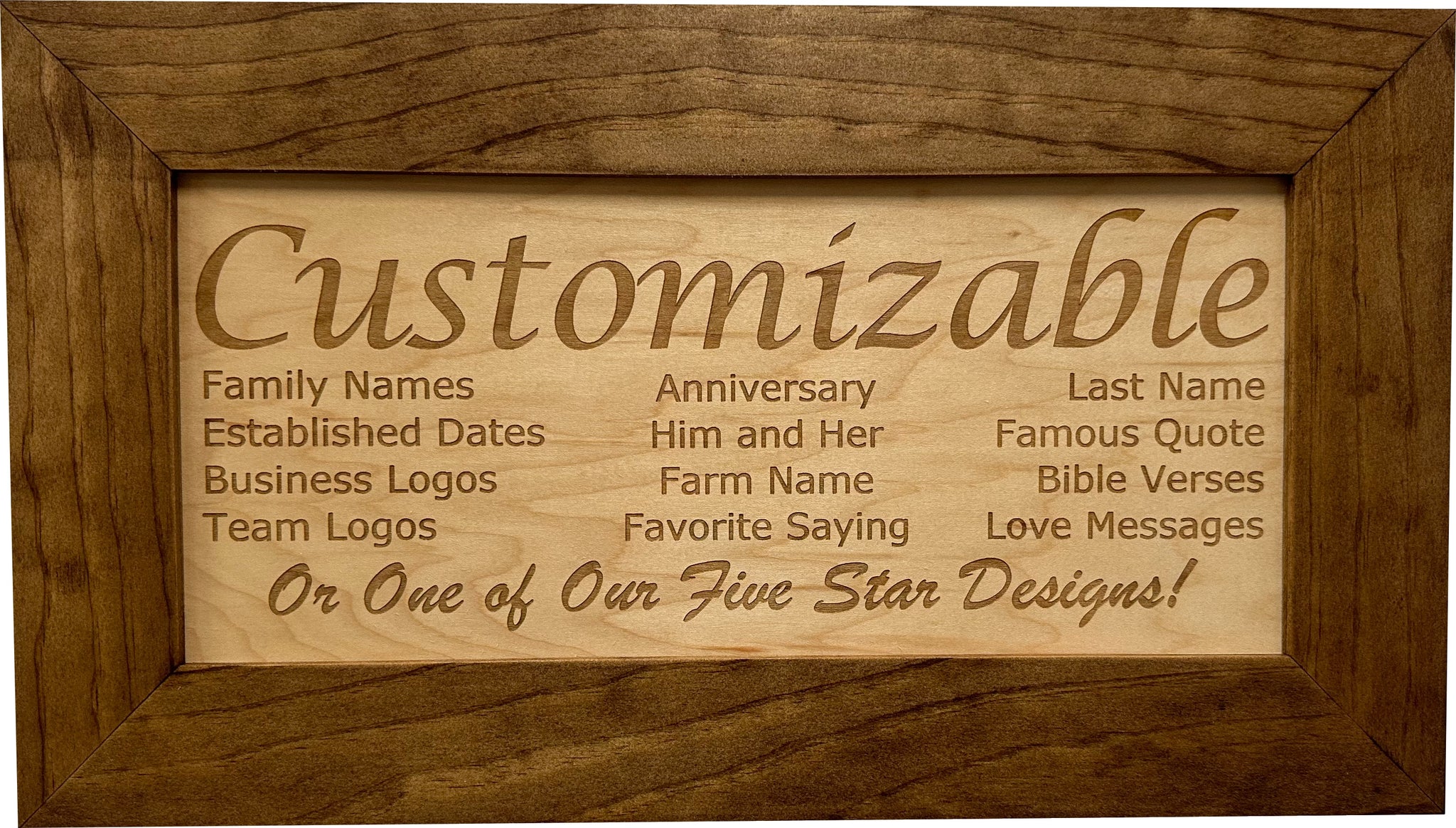 Early American and Natural Personalized Gun Cabinet