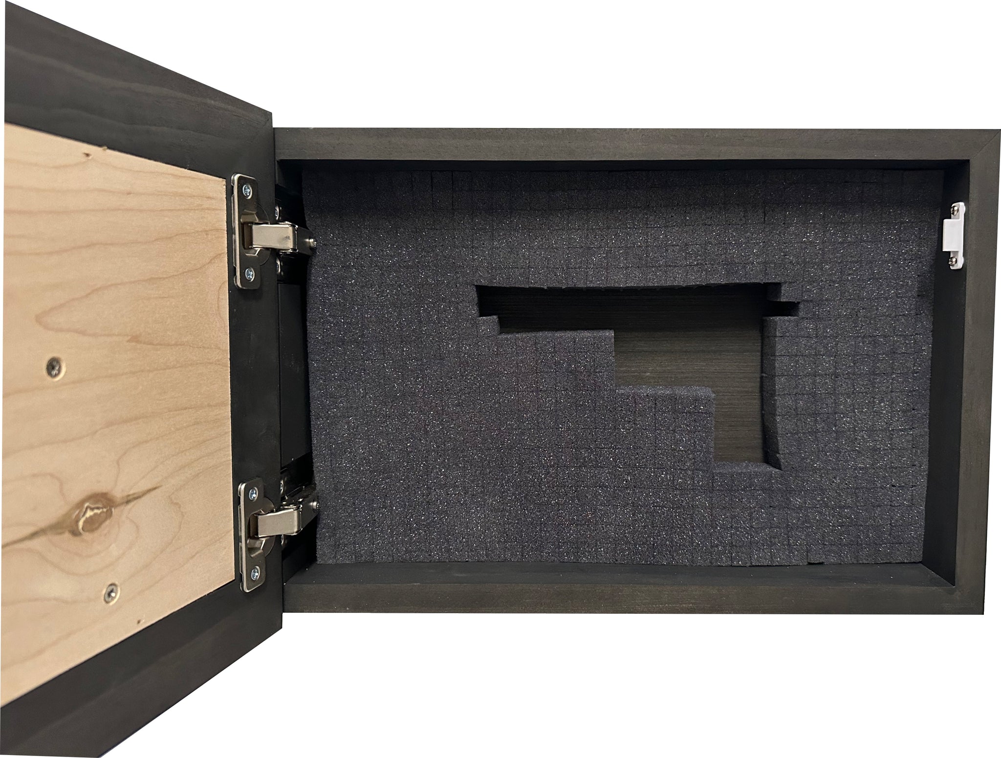 Family Branches Decorative Gun Storage Cabinet full Open