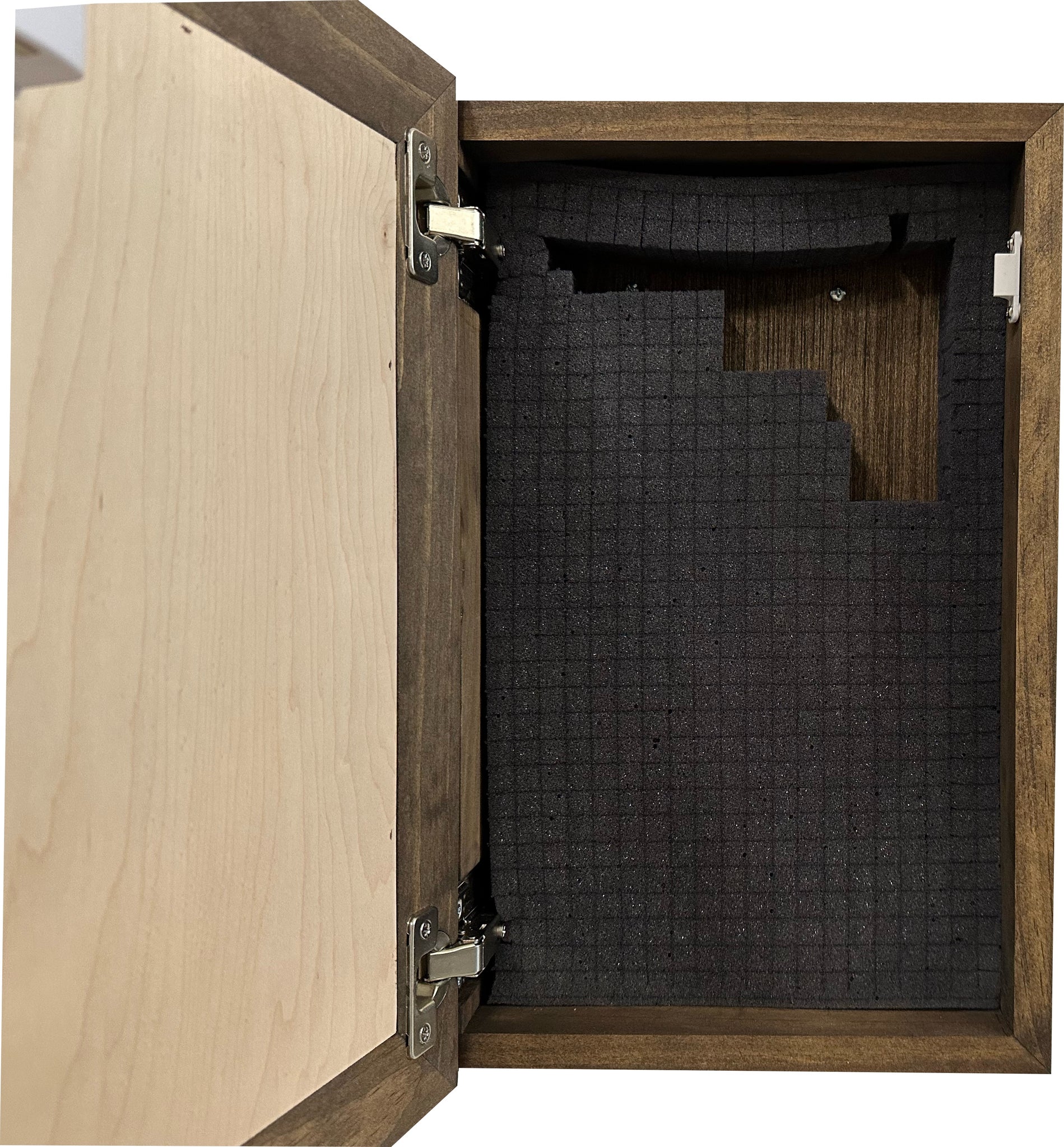 Farmhouse Rooster Art Hidden Gun Cabinet | Wall Décor Safe inside space