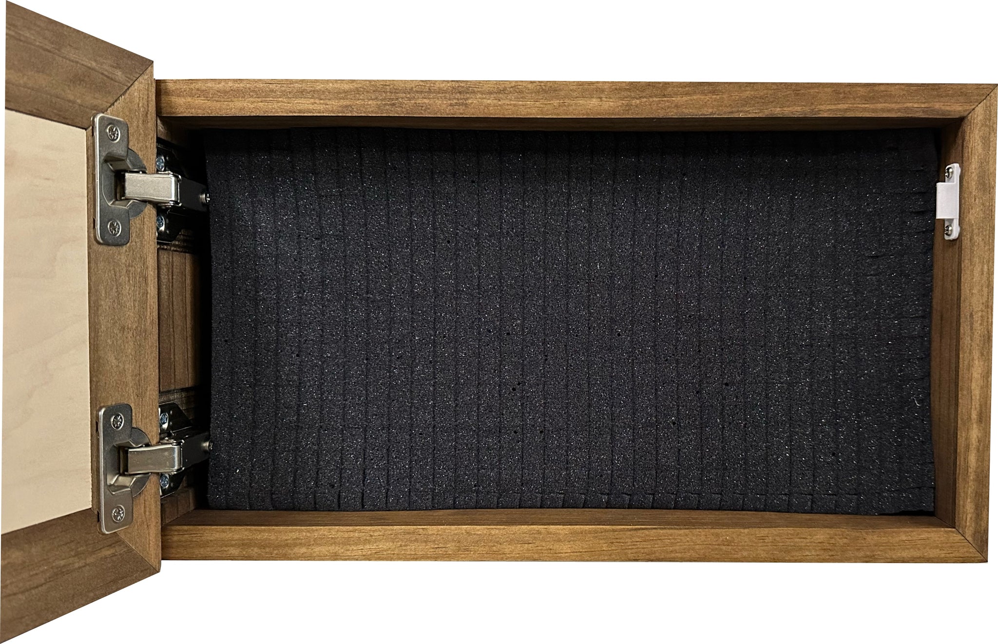 Floral Theme Hidden Gun Safe Wall Cabinet with foam fit
