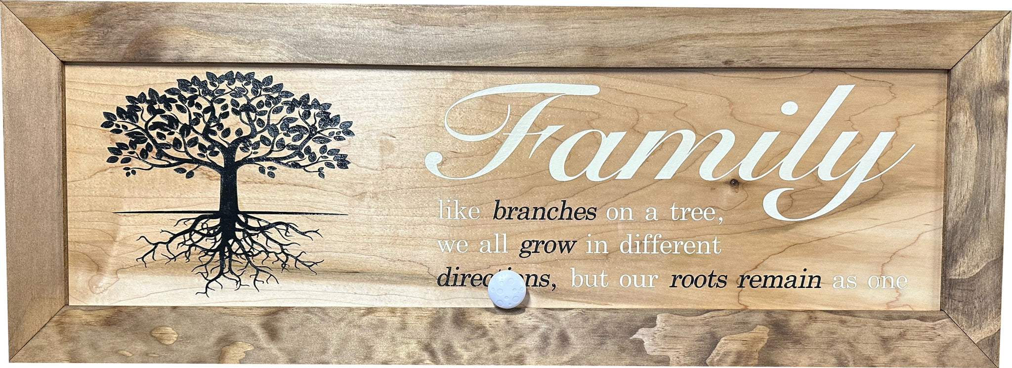 Large Hidden Gun Storage Cabinet with Family Tree Design with key