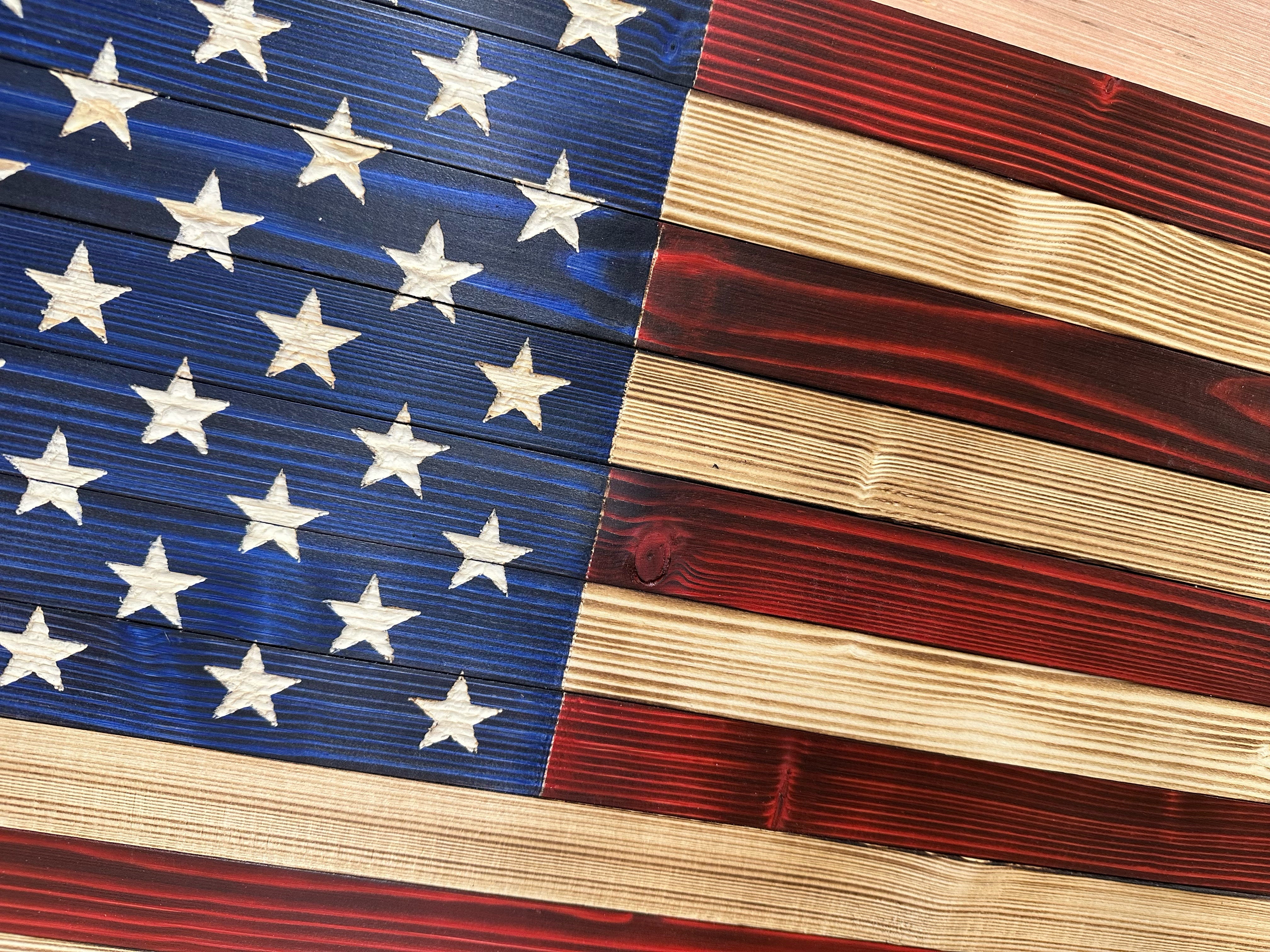 Large American Flag Hidden Gun Storage| Bellewood ...