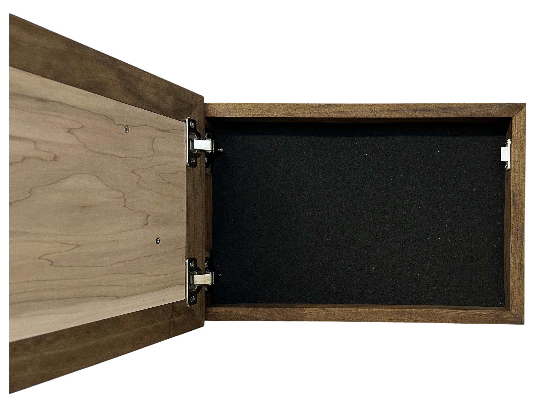 Moose in the Woods Gun Concealment Furniture with inside view
