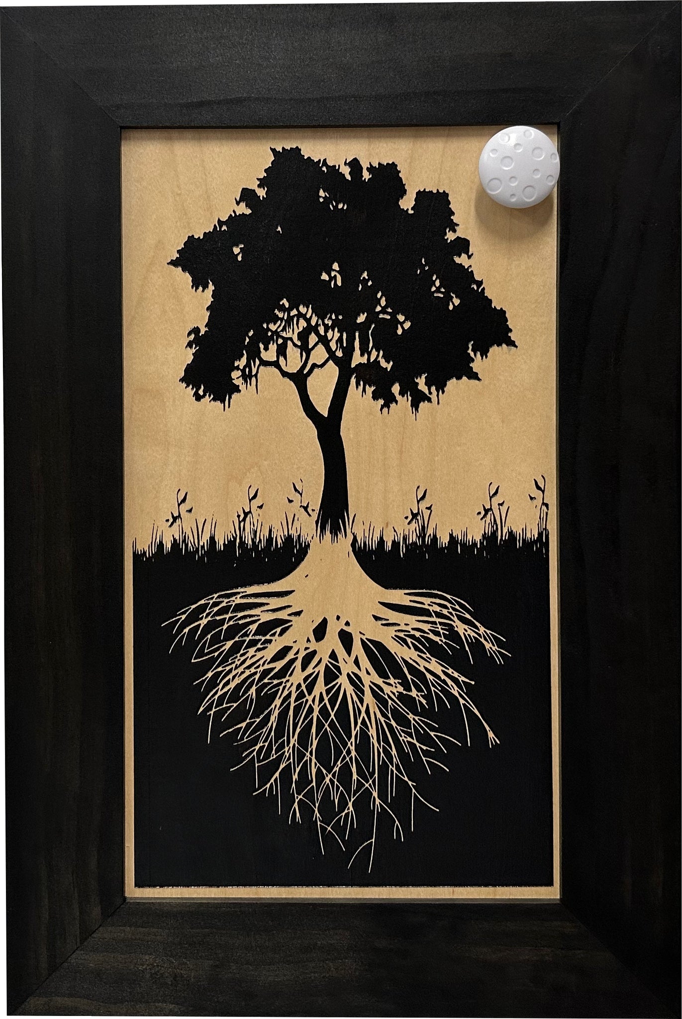 Order Tree Roots Silhouette Hidden Gun Storage Shelf 