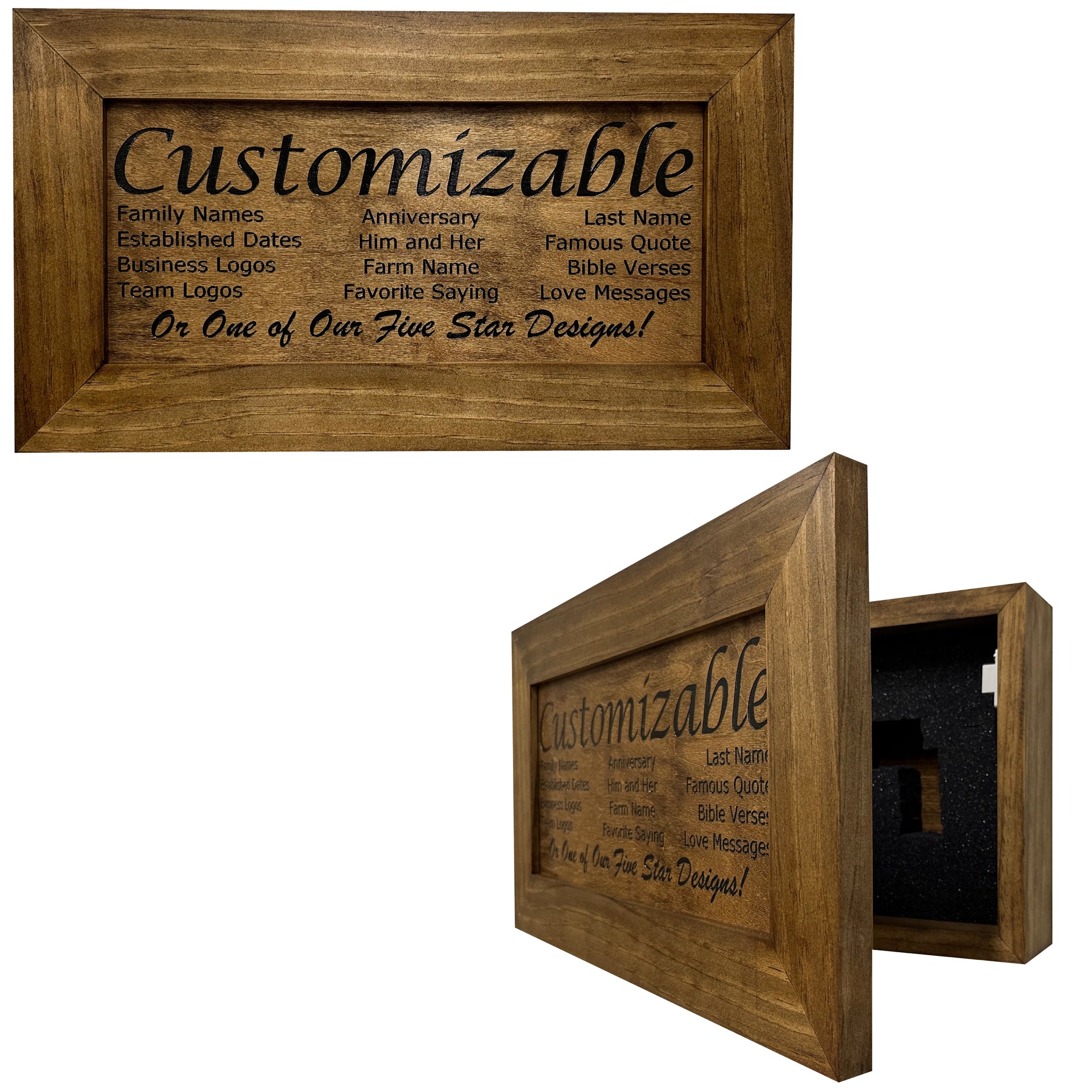 Shop Provincial Customizable Hidden Gun Safe Wall Decor