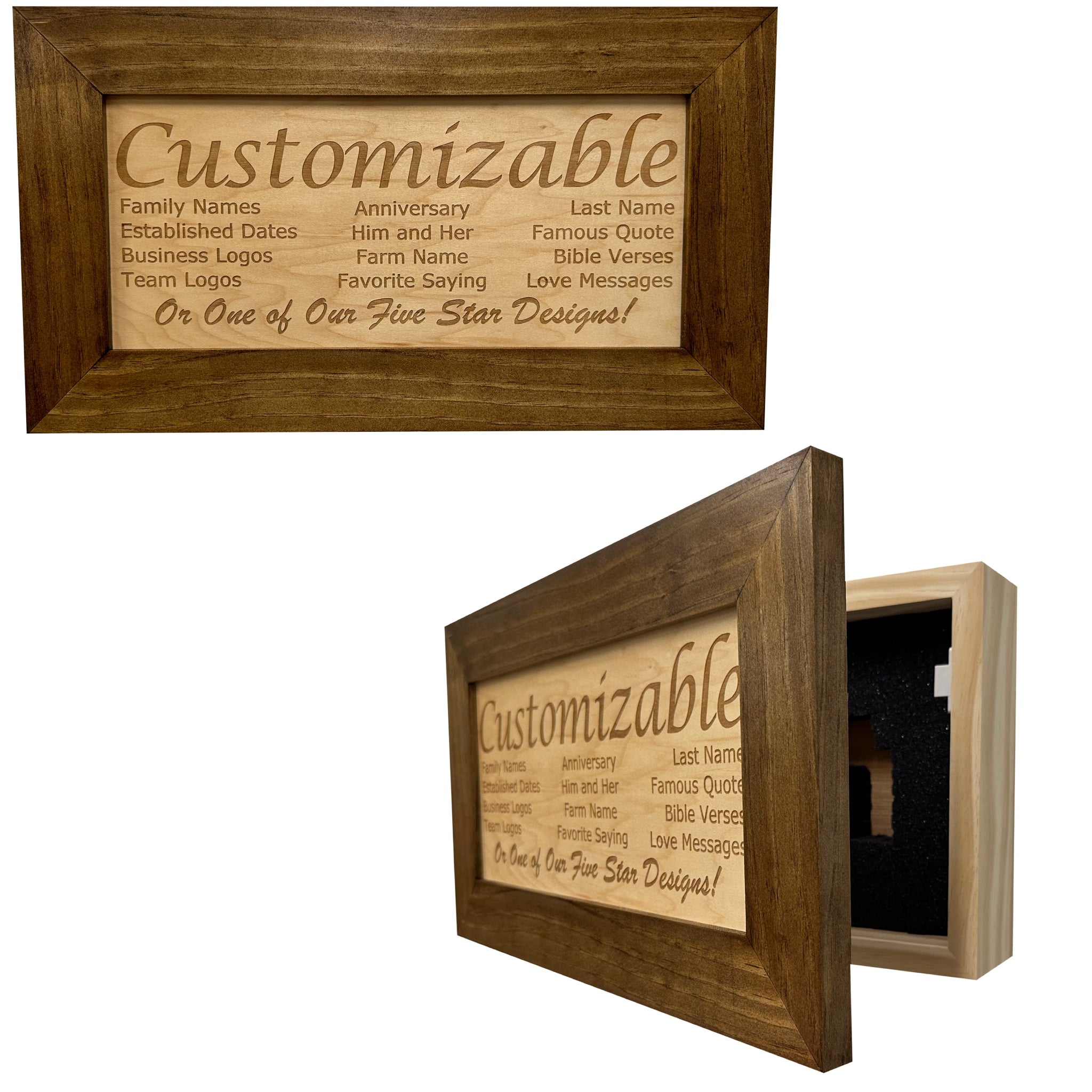 Shop Provincial & Natural Custom Hidden Gun Cabinet Online