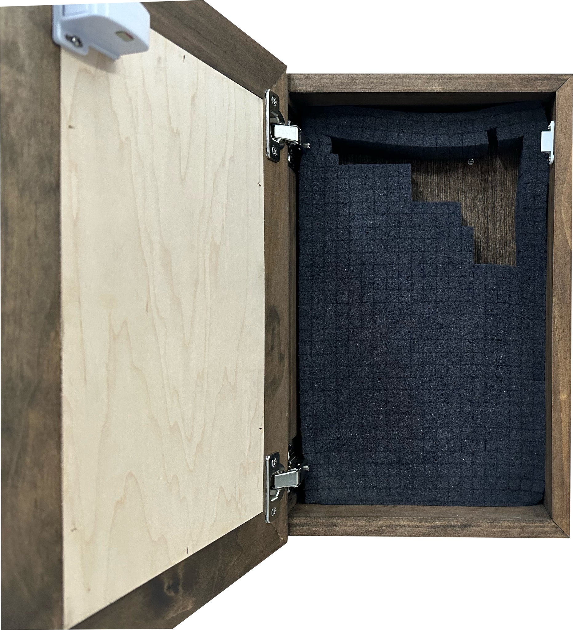  Stand For The Flag American Flag Hidden Gun Storage Cabinet Full Open