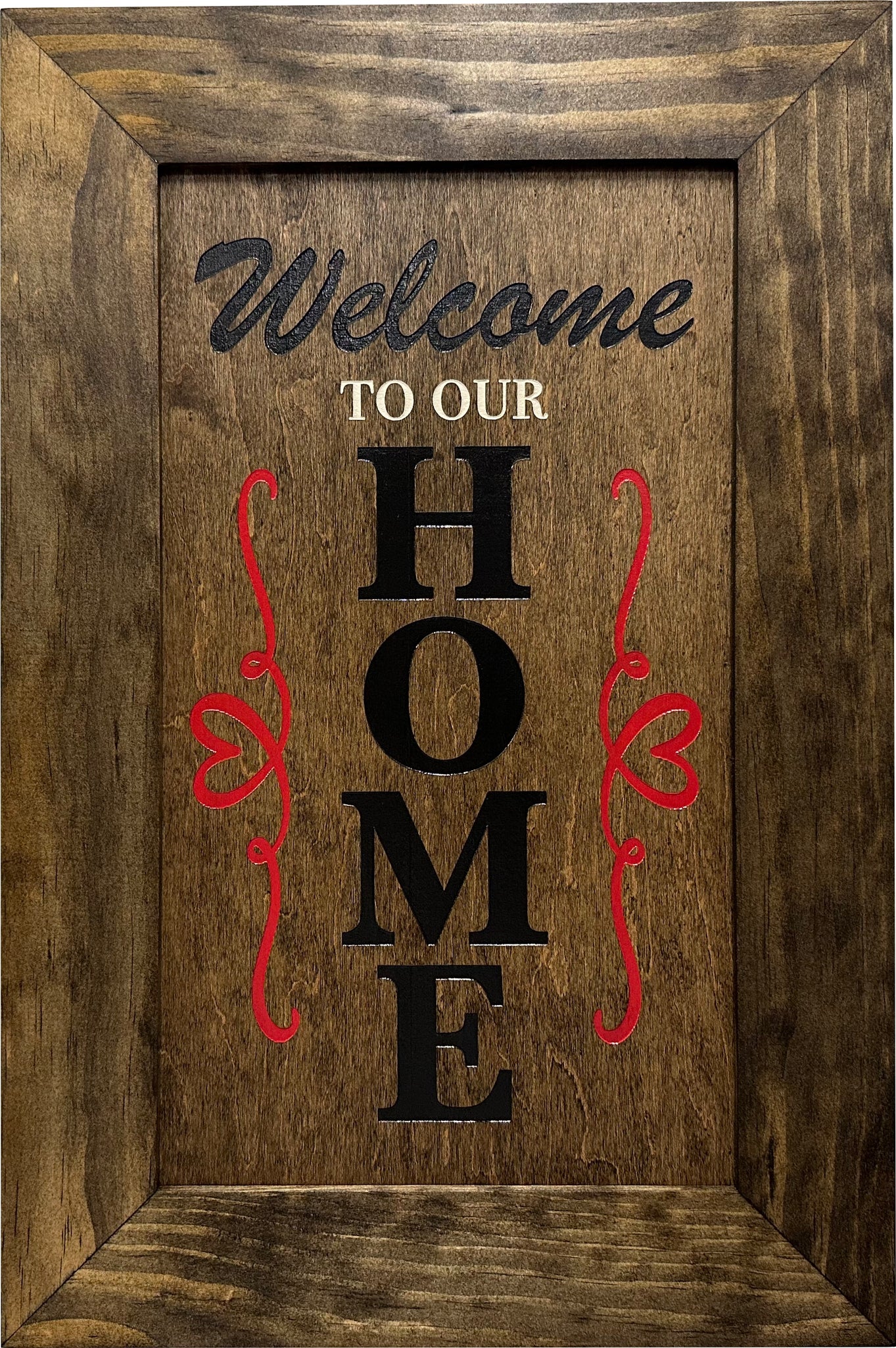 Welcome to our Home Wall Wooden Secure Gun Safe | Bellewood 