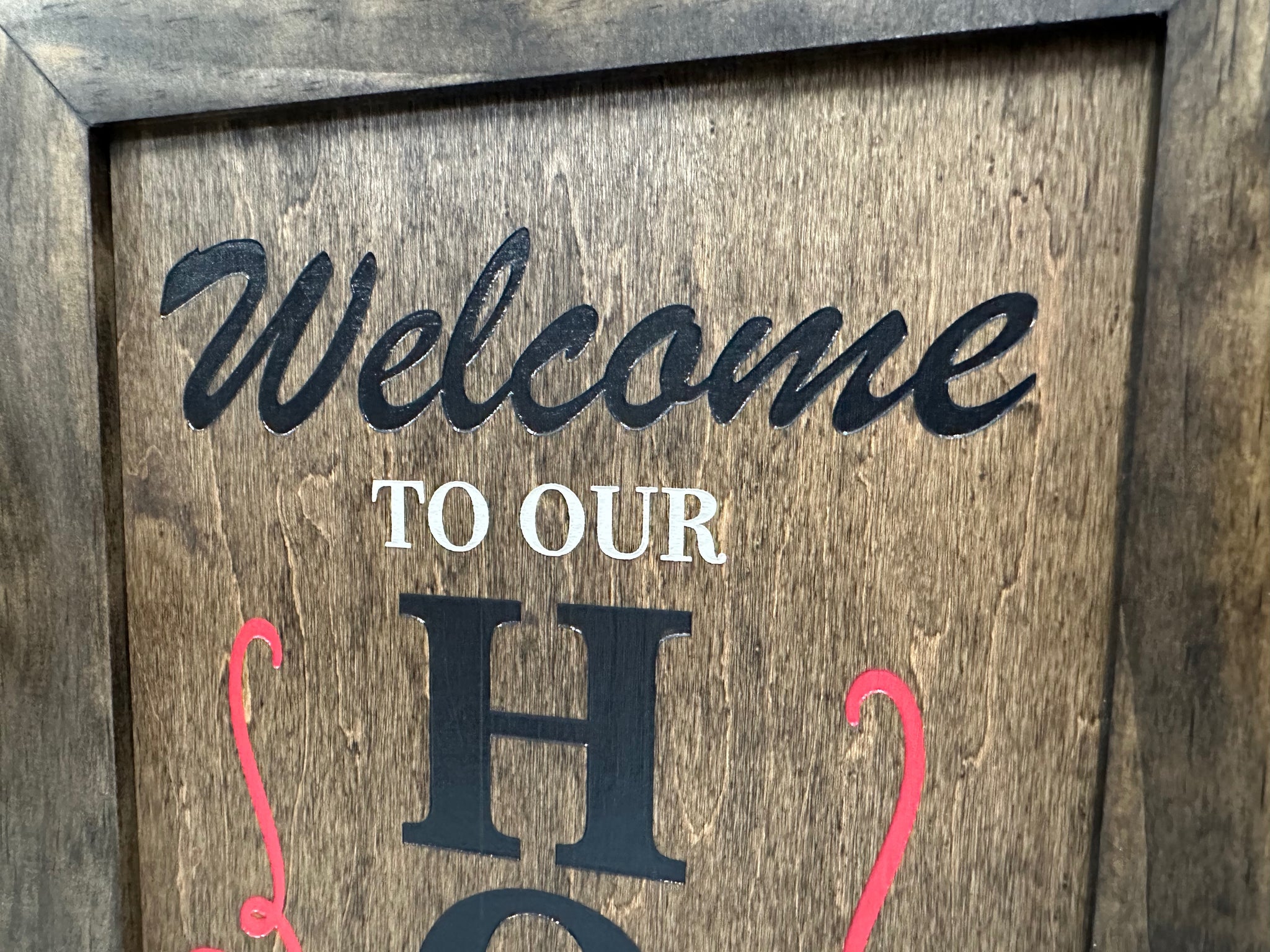 Welcome to our Home Wall Wooden Secure Gun Safe close look