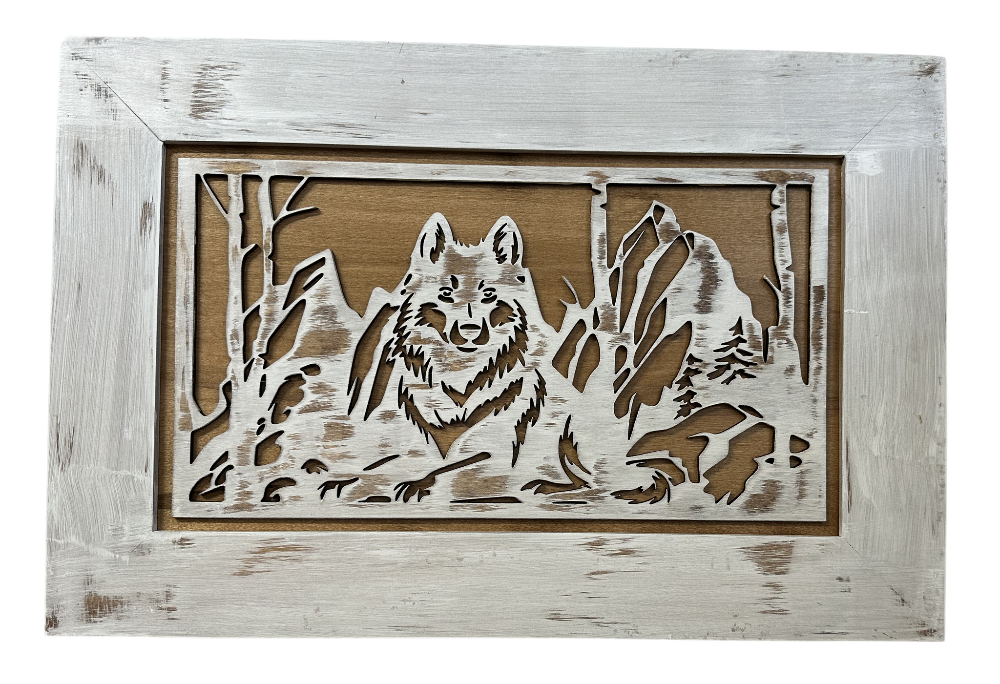 White Wolf Gun Concealment Hidden Gun Storage Wall close look