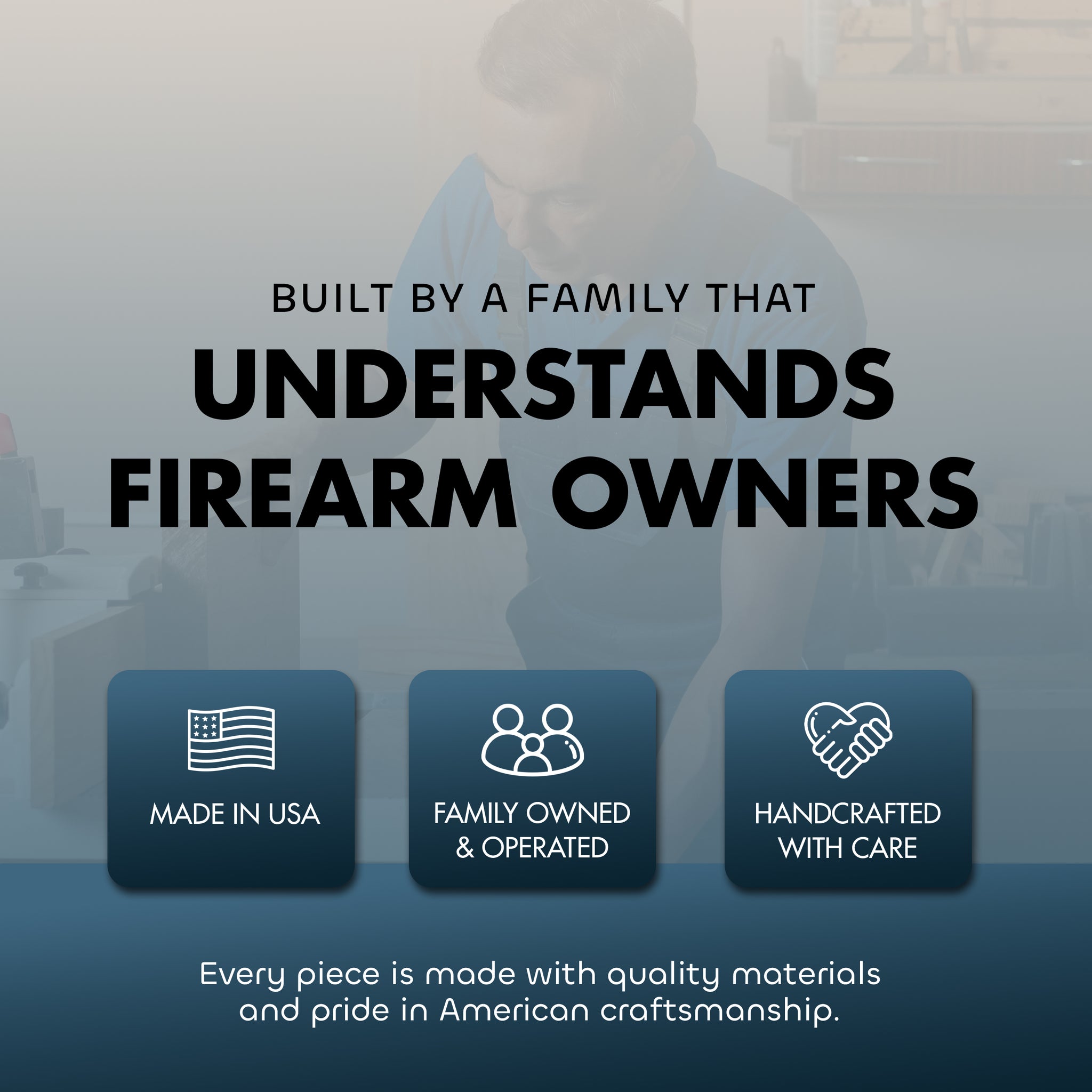 Bellewood Designs family owned made in USA handcrafted gun concealment furniture craftsmanship