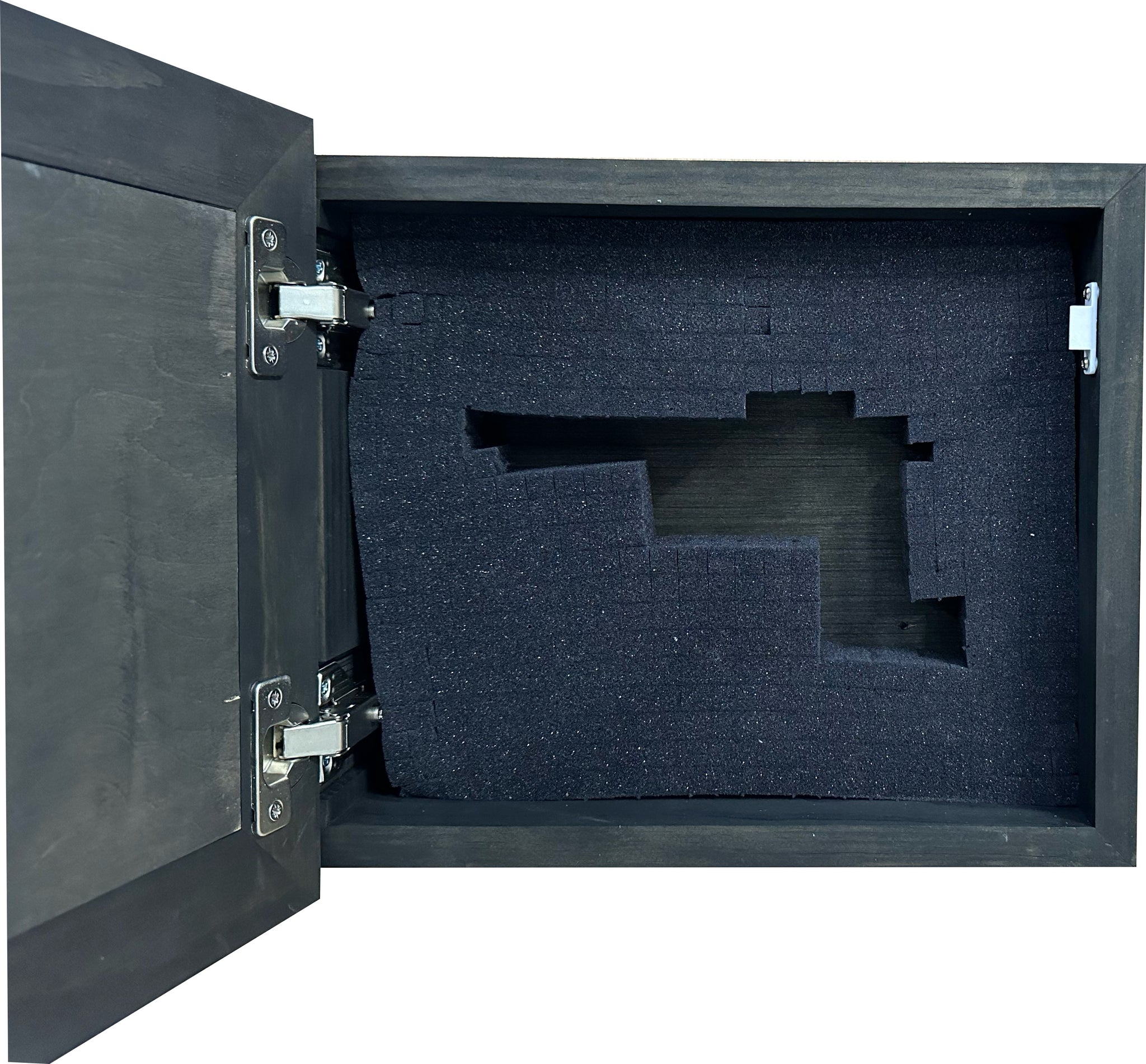 Bellewood Designs Better Judged By 12 Than Carried By 6 concealment decor foam pistol cutout interior