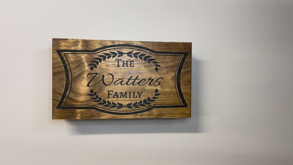 Custom Family Name Concealed Gun Storage Cabinet demonstration video