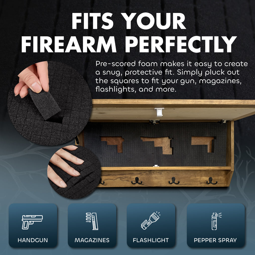 Family Tree Coat Rack Gun Concealment Large Gun Ca...