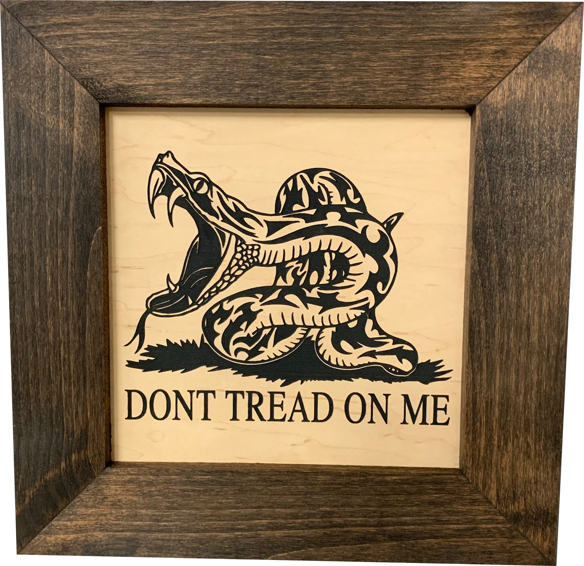 Bellewood Designs 2nd Amendment Dont Tread On Me Shelf Flat Front