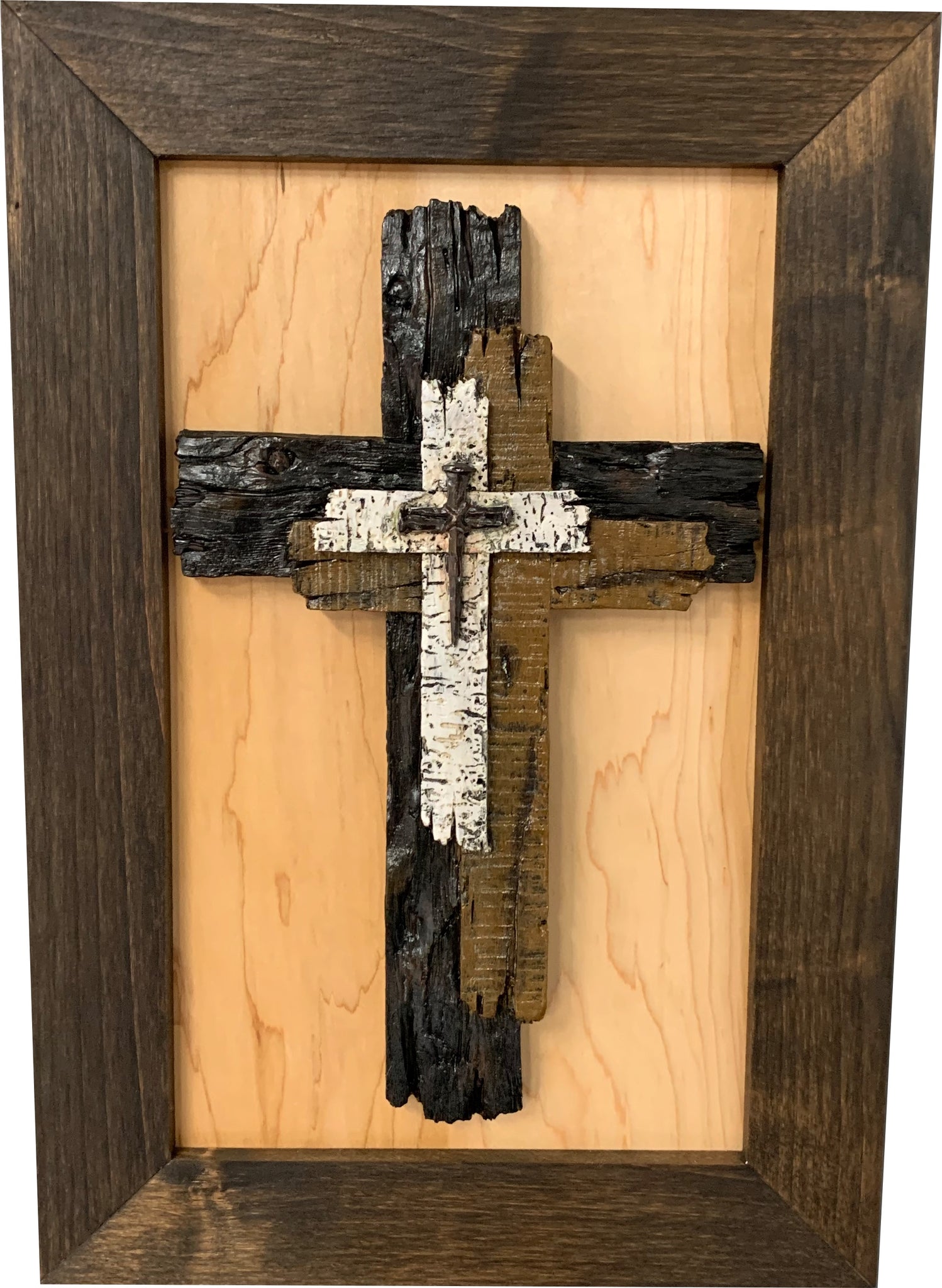 Three Layered Cross Wall-Mounted Secure Hidden Gun Cabinet close look 