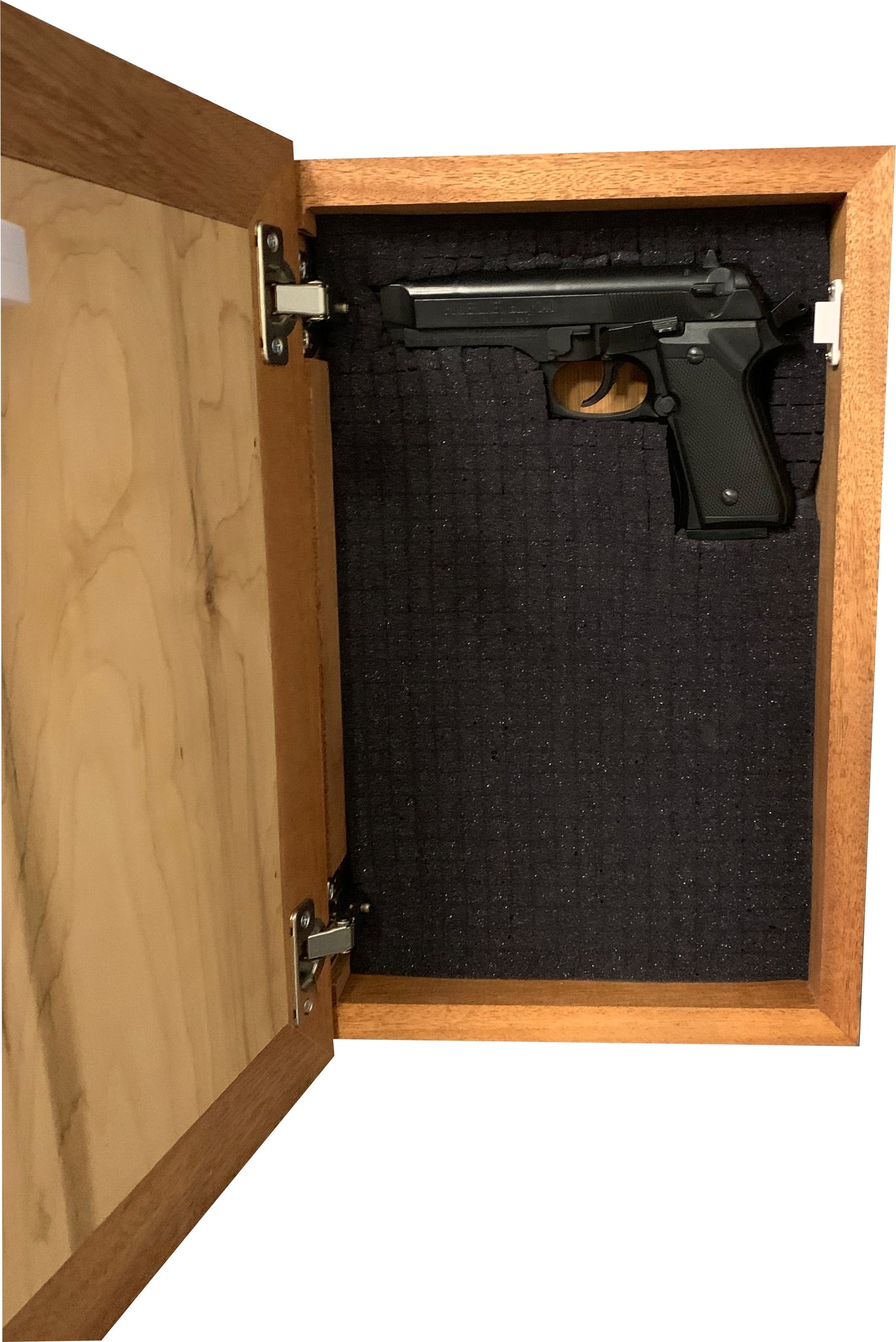 Bellewood Designs Take My Guns wall decor interior foam compartment
